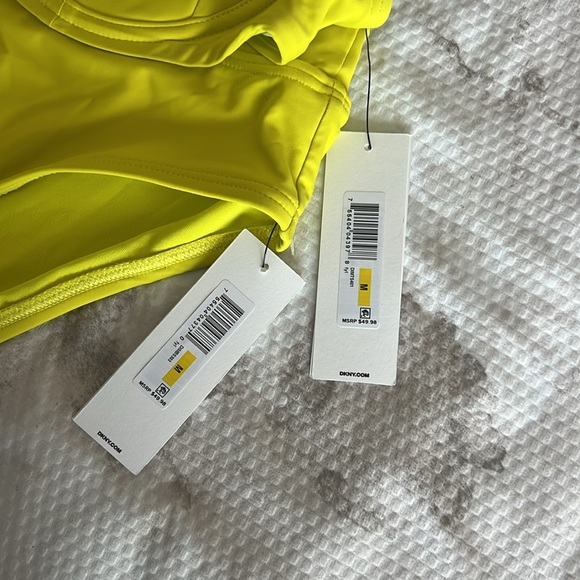 DKNY Bikini Swimsuit Yellow Set - Picture 8 of 12